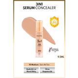 NOTE 3 in 1 Serum Concealer SPF 50 Nemlendirici ve Aydınlatıcı Göz Altı Kapatıcısı - 10 Medium