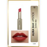 Note Aura Silk Lipstick 12 Iconic Red Kremsi Yarı Parlak Ruj - Kırmızı