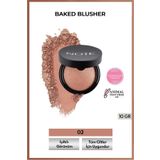 Note Baked Blusher 02 Vintage Pink Işıltılı Fırınlanmış Toz Allık