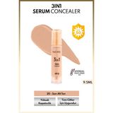 Note Cosmetics 3 In 1 Serum Concealer 20 Medium Beige Spf 50 Nemlendirici ve Aydınlatıcı Göz Altı Kapatıcısı