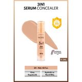 Note Cosmetics 3 In 1 Serum Concealer 20 Medium Beige Spf 50 Nemlendirici ve Aydınlatıcı Göz Altı Kapatıcısı