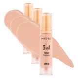 Note Cosmetics 3 in 1 Serum Concealer SPF 50 00 Light Nemlendirici ve Aydınlatıcı Göz Altı Kapatıcısı (3 paketi)