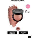 Note Cosmetics Baked Blusher 03 Oriental Pink Işıltılı Fırınlanmış Toz Allık