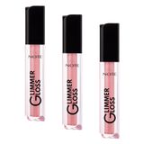 Note Cosmetics Glimmer Gloss Işıltılı Nemlendirici Dudak Parlatıcısı - 20 Sugar Baby (3 paketi)