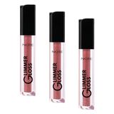 Note Cosmetics Glimmer Gloss Işıltılı Nemlendirici Dudak Parlatıcısı - 30 Iconic Pink (3 paketi)