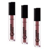 Note Cosmetics Glimmer Gloss Işıltılı Nemlendirici Dudak Parlatıcısı - 40 Rosy Wood (3 paketi)