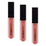 Note Cosmetics Hydramoist Lipgloss Nemlendirici Dudak Parlatıcısı - 03 Just Nude - Nude (3 paketi)