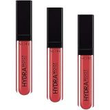 Note Cosmetics Hydramoist Lipgloss Nemlendirici Dudak Parlatıcısı - 08 Party Mood - Kırmızı (3 paketi)