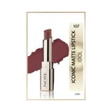 Note Cosmetics Iconic Matte Lipstick Kalıcı Mat Ruj 107 Idol - Kahverengi 107