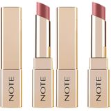 Note Cosmetics Iconic Sheer Lipstick 201 Darling Nemlendirici Parlak Ruj, Nude (2 paketi)