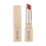 Note Cosmetics Iconic Sheer Lipstick 206 Independent Nemlendirici Parlak Ruj, Nude | Parlak Ve Parlak Kaplama - Dokunma Balsamı - Zeytin Yağı Ve Shea - Kristal Rengi