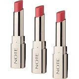 Note Cosmetics Iconic Sheer Lipstick 208 Dreamer Nemlendirici Parlak Ruj, Pembe (3 paketi)