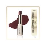 Note Cosmetics Iconic Sheer Lipstick Nemlendirici Parlak Ruj 207 Idol - Kahverengi 207