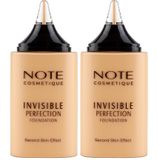 Note Cosmetics Invisible Perfection 180 Warm Sand Fondöten (2 paketi)