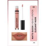 Note Cosmetics Matte Queen Lipstick Kalıcı Likit Ruj 01 Elegant Nude - Nude