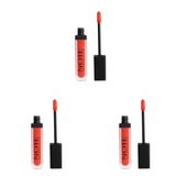 Note Cosmetics Mattemoist Lipgloss 405 First Kiss Yarı Mat Saten Bitişli Likit Ruj, Turuncu (3 paketi)