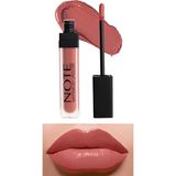 Note Cosmetics Mattemoist Lipgloss 410 Sandal Wood - Nude Yarı Mat Saten Bitişli Likit Ruj Kremsi Doku