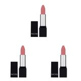 Note Cosmetics Mattever Lipstick 05 Rose Delights Yarı Mat Saten Bitişli Ruj, Pembe (3 paketi)