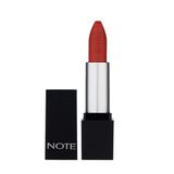 Note Cosmetics Mattever Lipstick 17 Dress Red Yarı Mat Saten Bitişli Ruj, Kızıl Kahverengi