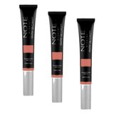 Note Cosmetics Mineral Matte Lip Cream 02 Nude Love Yarı Mat Bitişli Likit Ruj, Nude (3 paketi)
