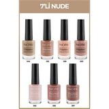 Note Cosmetics Nail Flawless 7'li Nude Oje Seti 7 Renkli Pürüzsüz Uygulama Özelliği ile Uzun Süre Kalıcı