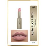 Note Cosmetics Note Aura Silk Lipstick 02 Petal Silk Kremsi Yarı Parlak Ruj - Nude