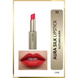 Note Cosmetics Note Aura Silk Lipstick Kremsi Yarı Parlak Ruj 10 Timeless Red - Kırmızı