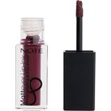 Note Cosmetics Note Mattever -Ink Mat ve Kalıcı Likit Ruj 16 Plum Queen - Mor