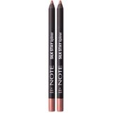 Note Cosmetics Silk Stay Lipliner Suya Dayanıklı İpeksi Dudak Kalemi - 04 Berry Rose (2 paketi)
