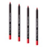 Note Cosmetics Silk Stay Lipliner Suya Dayanıklı İpeksi Dudak Kalemi - 07 Cherry Silk (4 paketi)