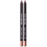 Note Cosmetics Silk Stay Lipliner Suya Dayanıklı İpeksi Dudak Kalemi - 10 Chocolate Brown (2 paketi)