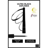 Note Cosmetics Siyah Dipliner - Keçe Uçlu, Hassas Uygulama, 3,5 ml, Uzun Süre Kalıcı