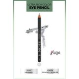 Note Cosmetics Ultra Rich Color 07 Iceberg Gümüş Yarı Mat Göz Kalemi, Yumuşak Uçlu Profesyonel Makyaj, 1,2 g