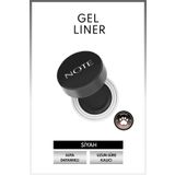 Note Gel Liner Mat Bitişli Suya Dayanıklı Kalıcı Jel Eyeliner - Siyah
