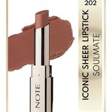 Note Iconic Sheer 202 Soulmate Nemlendirici Parlak Ruj