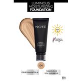 NOTE Luminous Moisturizing Spf 15 Nemlendirici Etkili Parlak Bitişli Fondöten - 04 Sand