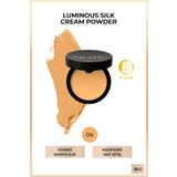 NOTE Luminous Silk Cream Powder Patakrem Mat Bitişli Pudra Fondöten - 04 Sand