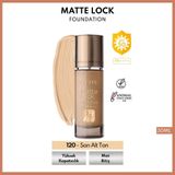 Note Matte Lock Foundation Fondöten 120 Sarı Alt Ton