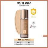 Note Matte Lock Foundation Fondöten 120 Sarı Alt Ton
