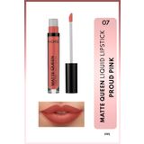 NOTE Matte Queen Lipstick Kalıcı Mat Likit Ruj - 07 Proud Pink - Pembe