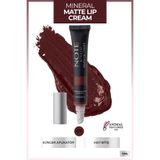 NOTE Mineral Matte Lip Cream Yarı Mat Bitişli Likit Ruj 07 Brownight - Bordo