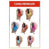 Note Nail Flawless 7'li Canlı Renkler Oje Seti