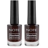 Note Nail Flawless Oje 106 Tiger Eye, Kırmızı (2 paketi)