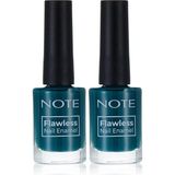 Note Nail Flawless Oje 117 Blue Marine, Mavi (2 paketi)