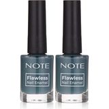 Note Nail Flawless Oje 19 Little Succulent, Gri (2 paketi)