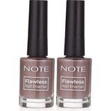 Note Nail Flawless Oje 28 Grey Stone, Gri (2 paketi)