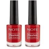 Note Nail Flawless Oje 32 Lovely, Kırmızı (2 paketi)
