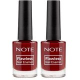 Note Nail Flawless Oje 36 Your Heart, Kırmızı (2 paketi)