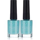 Note Nail Flawless Oje 40 Ocean Glaze, Yeşil (2 paketi)