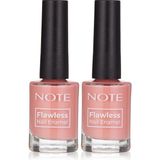 Note Nail Flawless Oje 75 Rossy Blossom, Pembe (2 paketi)
